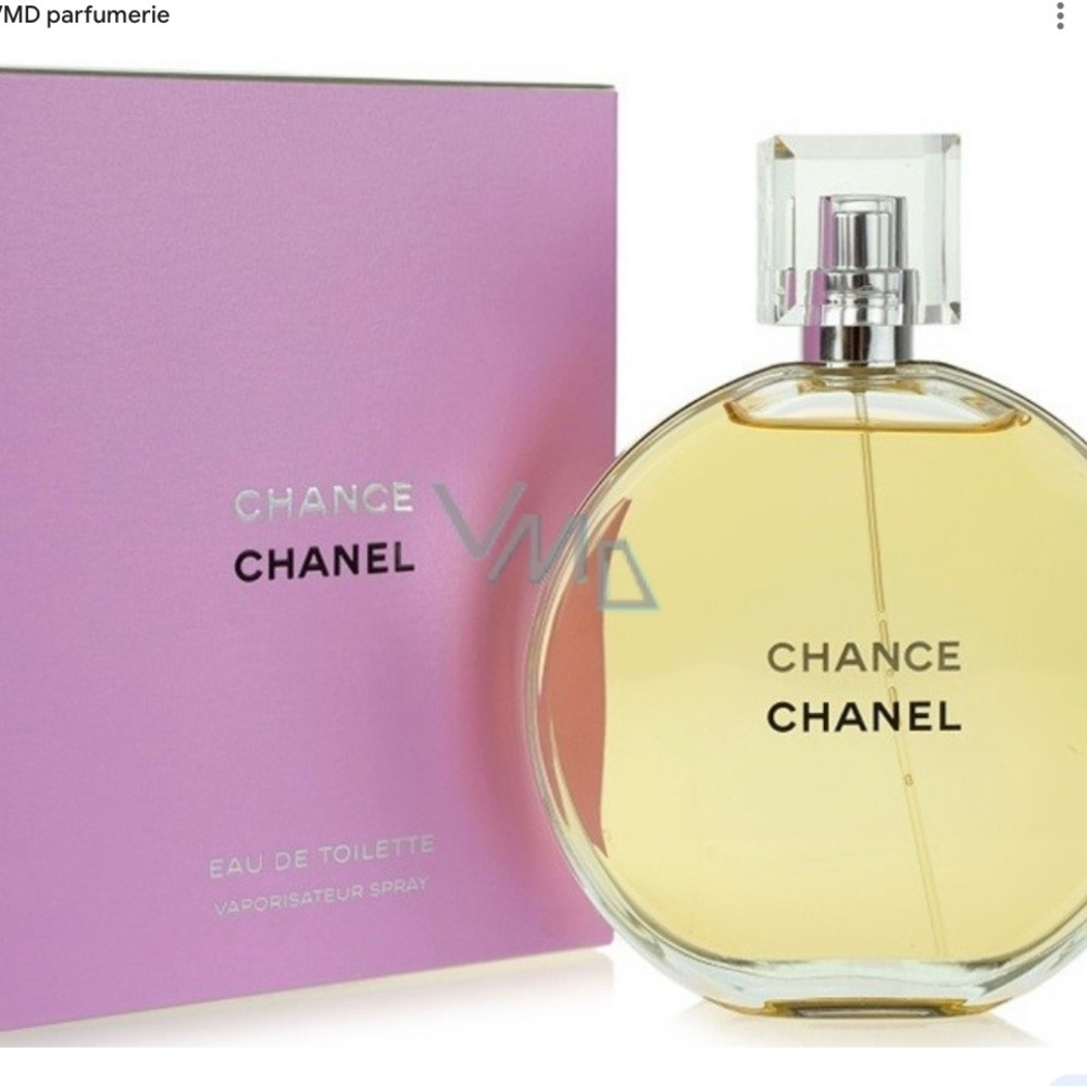 Chanel Chance, Eau De Toilette 5oz perfume, half filled